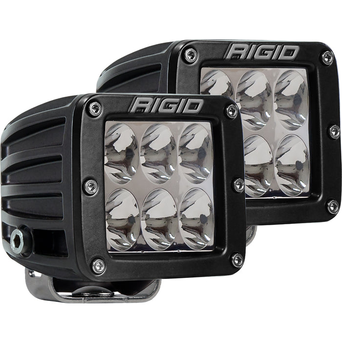Par de luces LED Specter PRO serie D de RIGID Industries, color negro