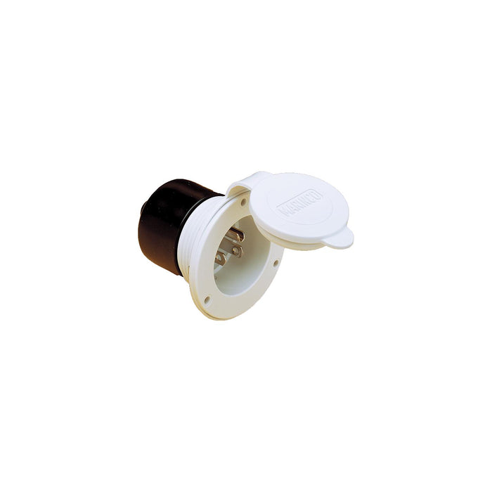 Park Power 150BBIW.RV Power Inlet, 15A White