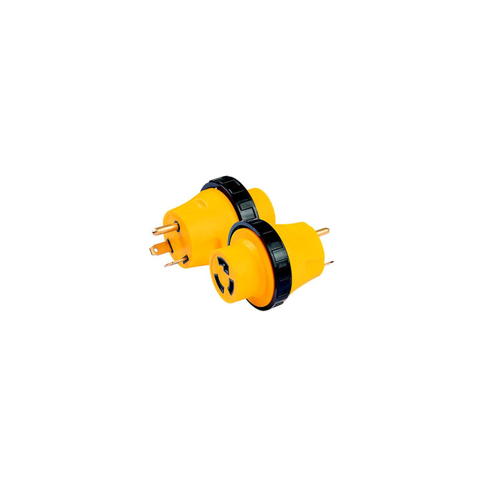 Weekender 3030RVTLA ParkPower Single Piece Locking Adapter, 30A 125V Straight Male to 30A 125V Locking Female