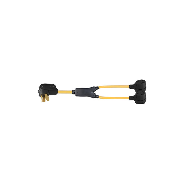 Weekender 503030YA ParkPower "Y" Adapter, 50A Male to (2) 30A Female