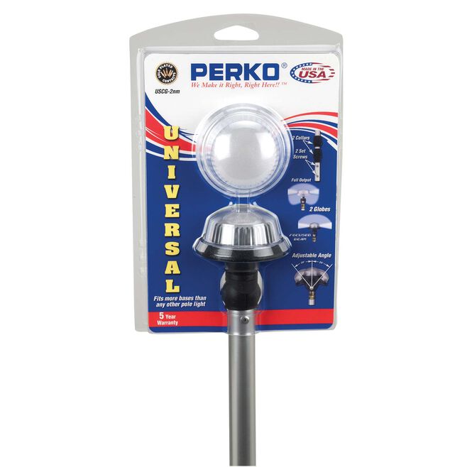Perko 1470DP4CHR 36" Delta Pole Light