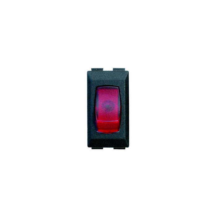 Diamond Group DG131PB 12V Illunminated On/Off Switch, Black w/Red Light