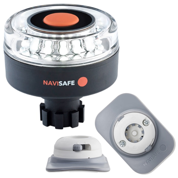 Navisafe Navilight 360° 2NM con base Navibolt y soporte RIB - Blanco