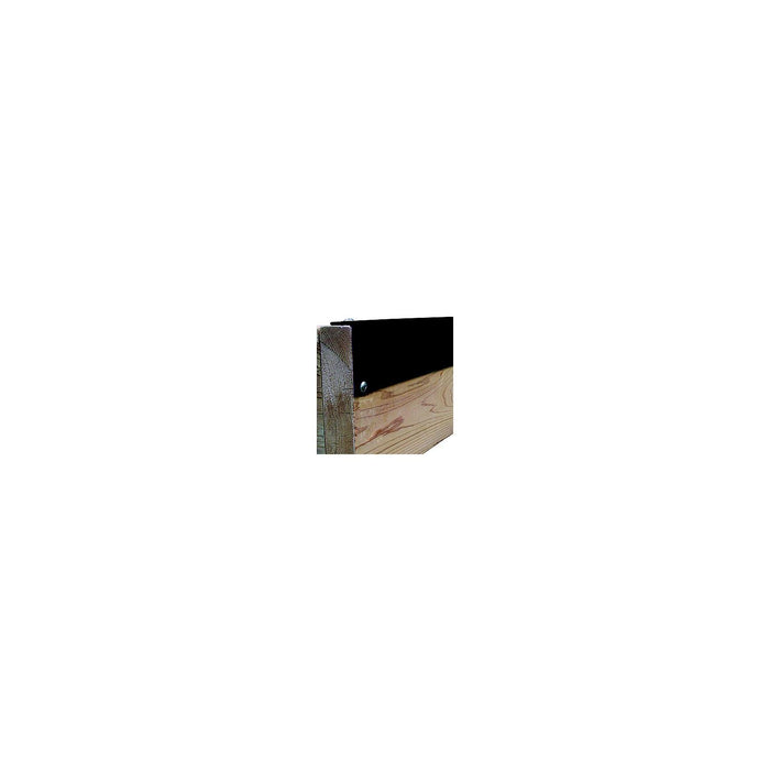 Dock Edge DE1117F Slant "P" Profile, 8', Black, 3/pk