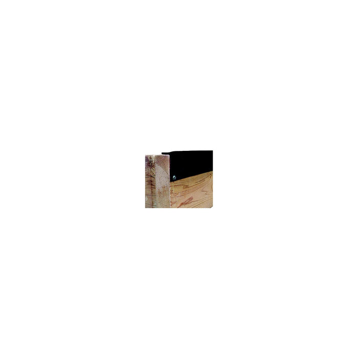 Dock Edge DE1118F 1118F Small "P" Profile, 8', Black, 3/pk