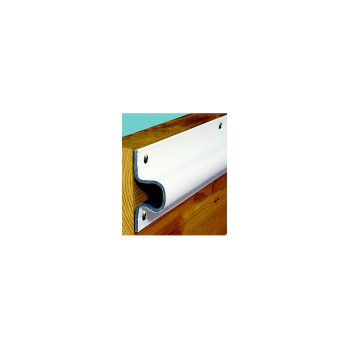 Dock Edge DE1133F 1133F "C" Guard Economy Dock Bumper, 6' White, 4/case