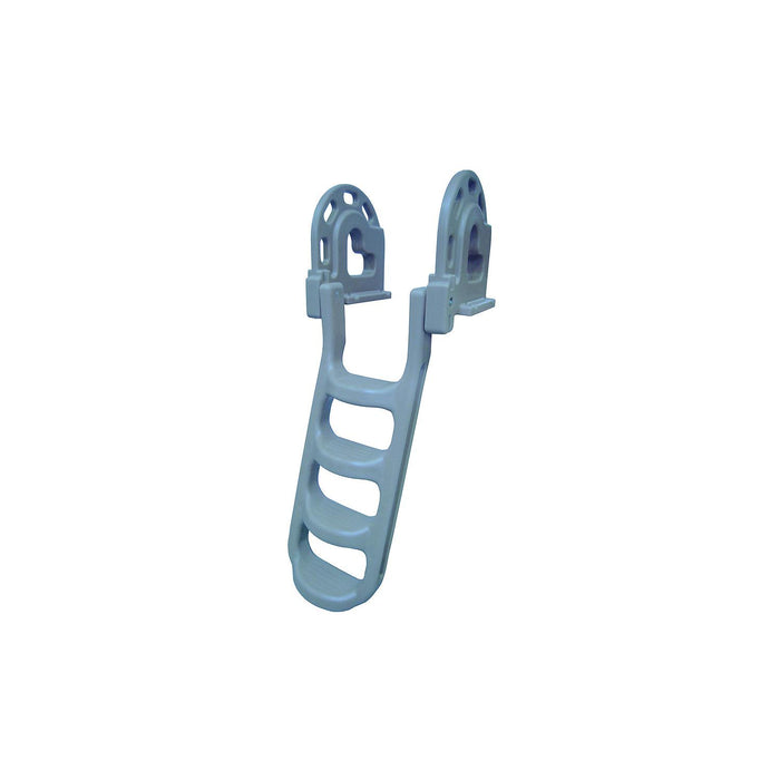 Dock Edge DE2184F 2184F Stand Off Roto Dock Ladder 4 Step, Sand