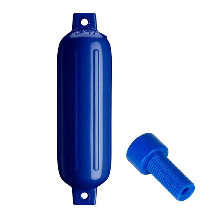 Polyform G-3 COBALT BLUE W/AIR ADAPTER G-3 Twin Eye Fender 5.5" x 19" w/Adapter