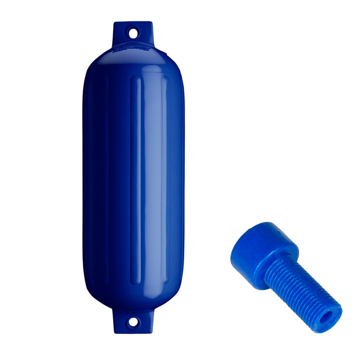 Polyform G-5 COBALT BLUE W/AIR ADAPTER G-5 Twin Eye Fender 8.8" x 26.8", w/Adapter
