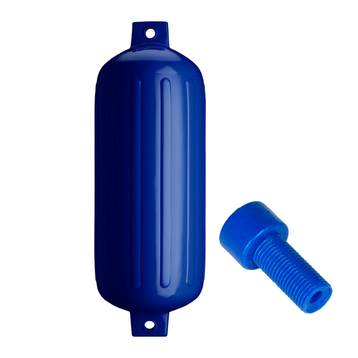 Polyform G-6 COBALT BLUE W/AIR ADAPTER G-6 Twin Eye Fender 11" x 30" w/Adapter