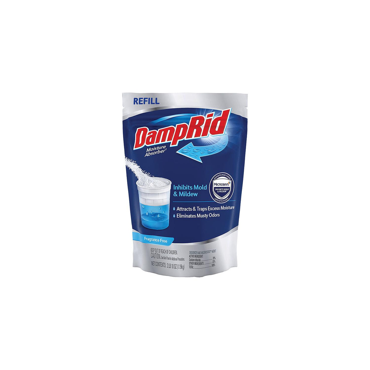Damp Rid FG30FFESB Moisture Absorber Refill, 42 oz. Bag — Freeport ...