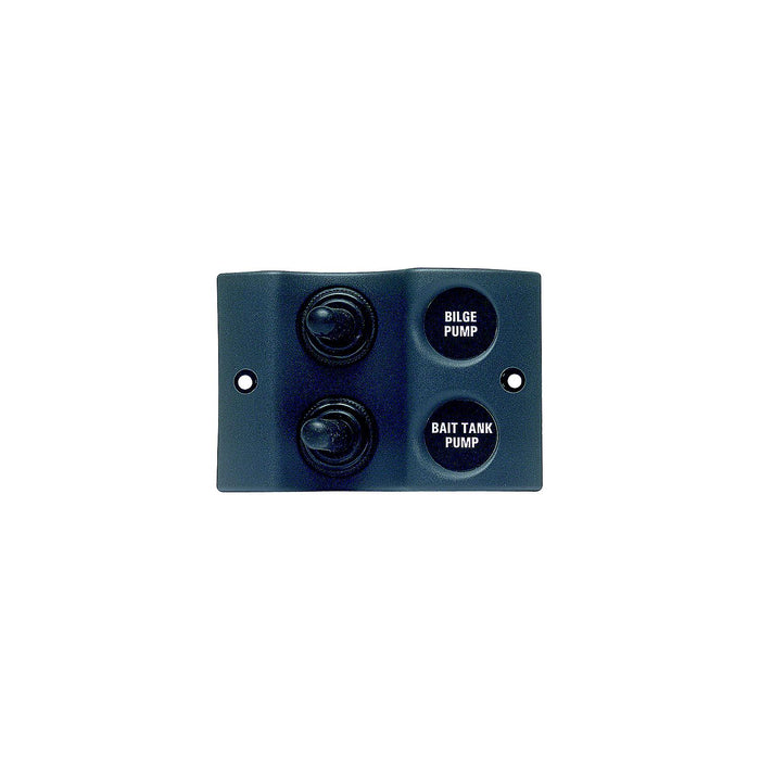 BEP 900-2WP Marinco Micro Sprayproof Switch Panel 2 x 2-Way Switch