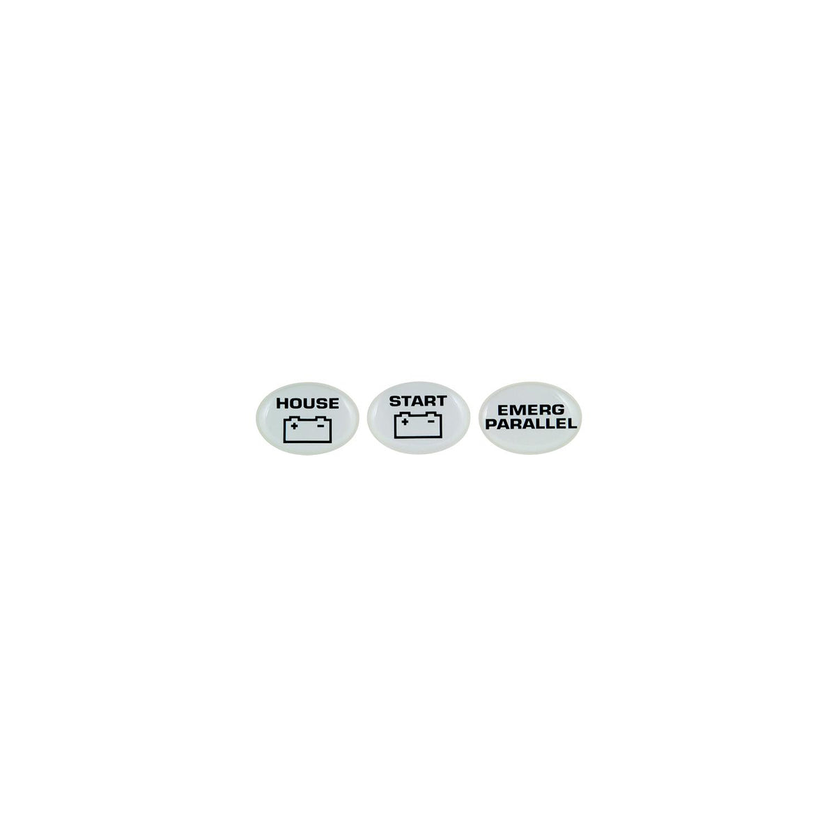 Bep Set BEP SET-715 Marinco Set of 3 Battery Switch Labels (Start, Emerg Paral ...