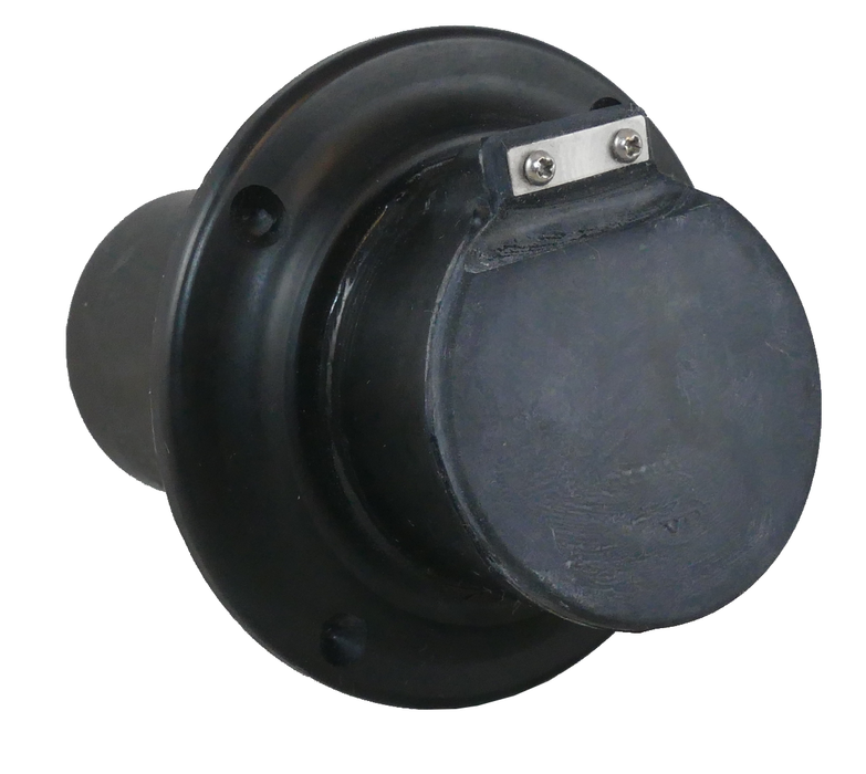 Centek Veratron 1200325 4" Exhaust Thru-Hull, Black w/Flapper