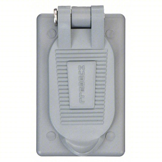 Hubbell GFRST52MW GFCI Duplex Receptacle Cover Plate, White