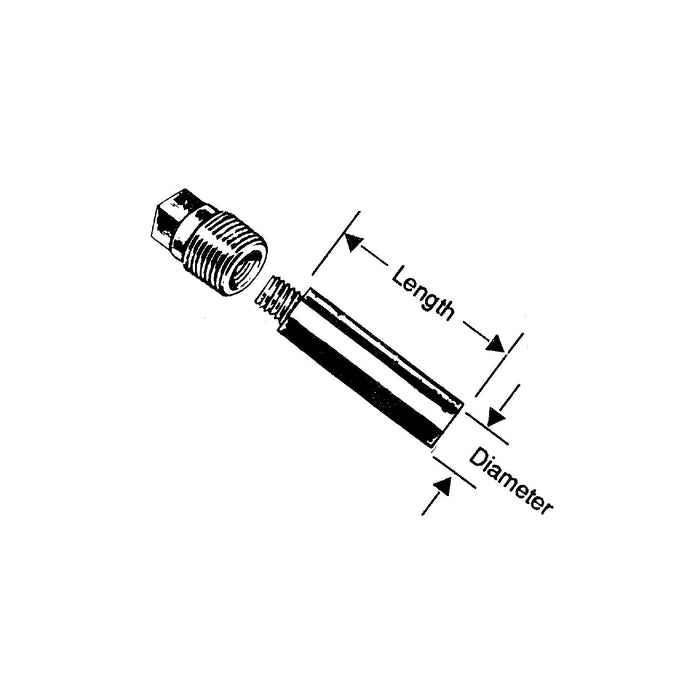 Camp 8517479 Zinc Pencil 2" l X 5/8" Dia.