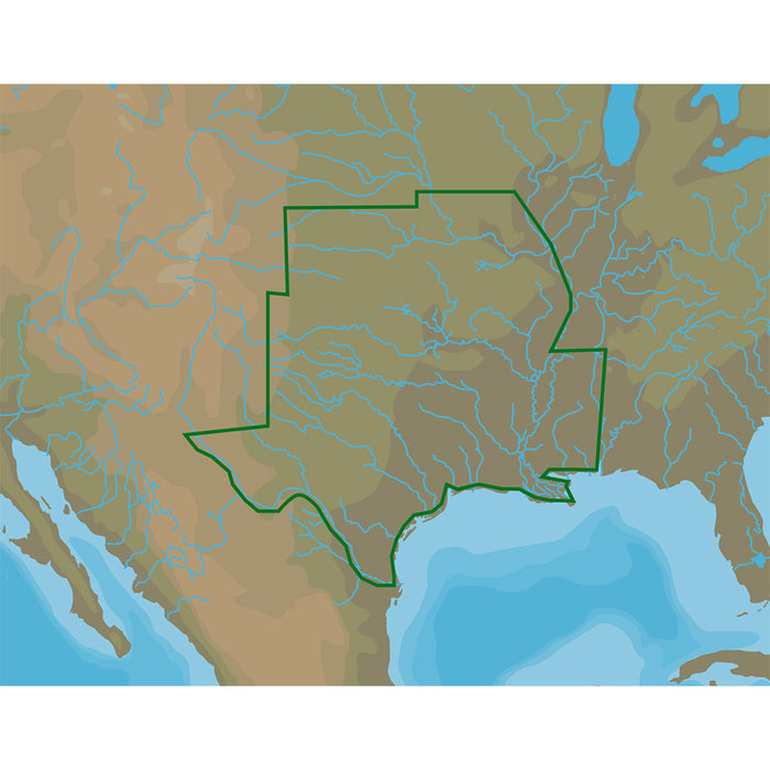 C-MAP M-NA-D075-MS 4D Lakes NA-D075 South Central