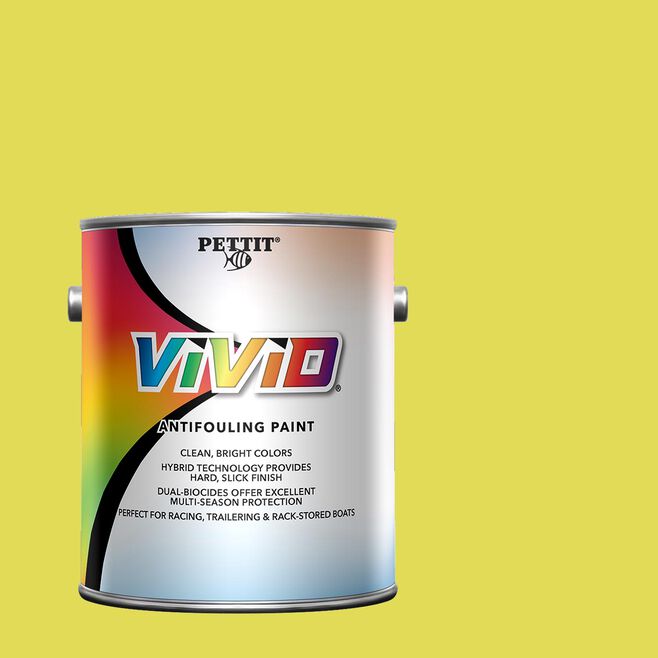 Pettit 1146106 Vivid Antifouling Paint, Yellow Gal.