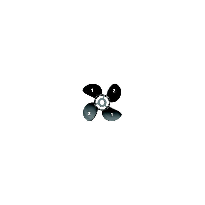 Turning Point Propellers 2150 1530 Hustler Propeller 15x15, 4-Blade Aluminum, RH Rotation (Standard)