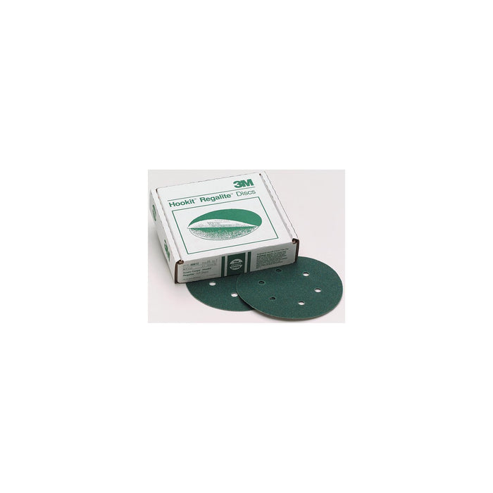 3M 616 6" 36E D/F Green Hookit Discs