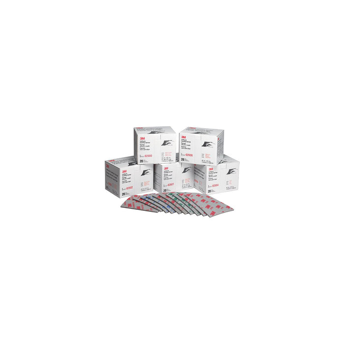3M 2604 Fine Sanding Sponges 20/Box