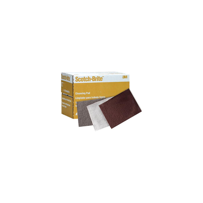 3M 04028 Scotch Brite Hand Pads, Ultra Fine, Light Grey, 20/Box