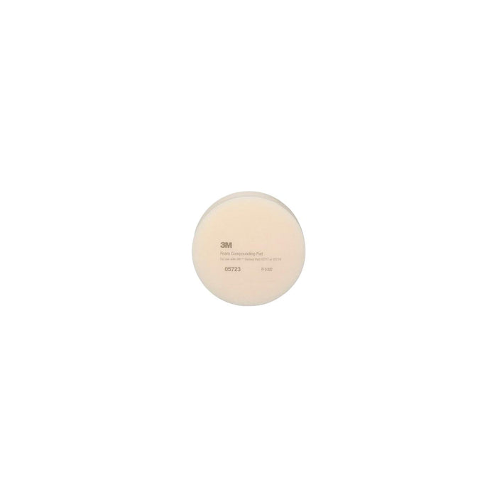 3M 5723 Perfect-It Foam Compounding Pad, Single Sided, Flat Back