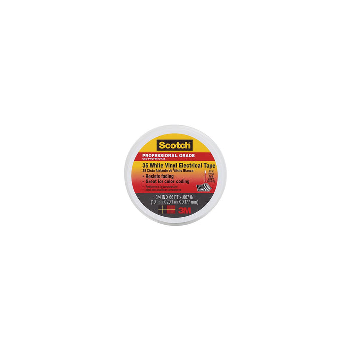 3M 10828 #35 Vinyl Elect Tape 3/4 White