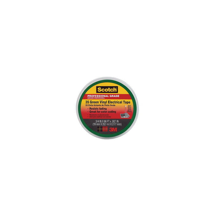 3M 10851 #35 Vinyl Elect Tape 3/4 Green