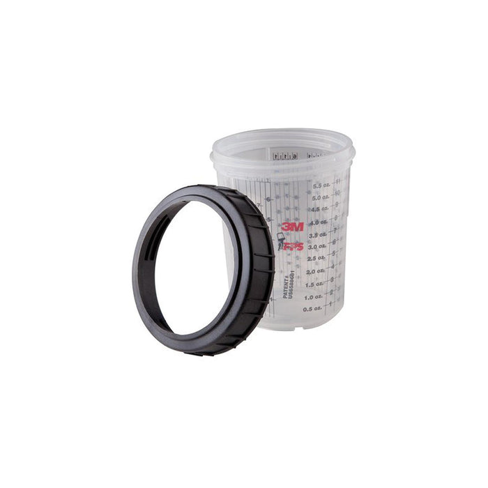 3M 16001 Paint Prep System Cups & Collar Std (2/Bx)