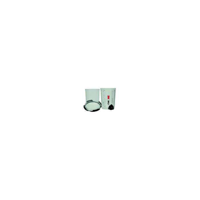 3M 26112 PPS Series 2.0 Spray Cup System, Midi (13.5oz, 400ml), 50/pk