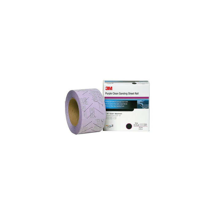 3M 30700 Hookit Purple Clean Sanding Sheet Roll, P800