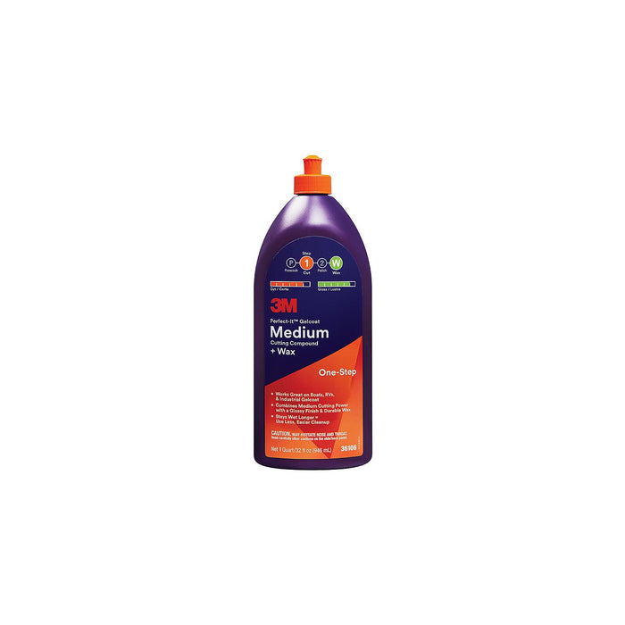 3M 051131-36107 Perfect-It Gelcoat Medium Cutting Compound/Wax, Gal.