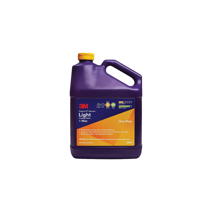 3M 36111 Perfect-It Gelcoat Light Cutting Compound/Wax, Gal.