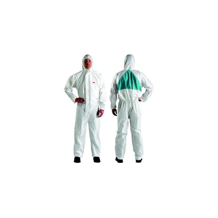 3M 45203XL Marine Coverall White/Green 5/6 3XL