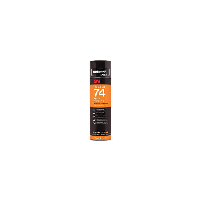 3M 82242 Super 74 Orange Foam Fast Adhesive
