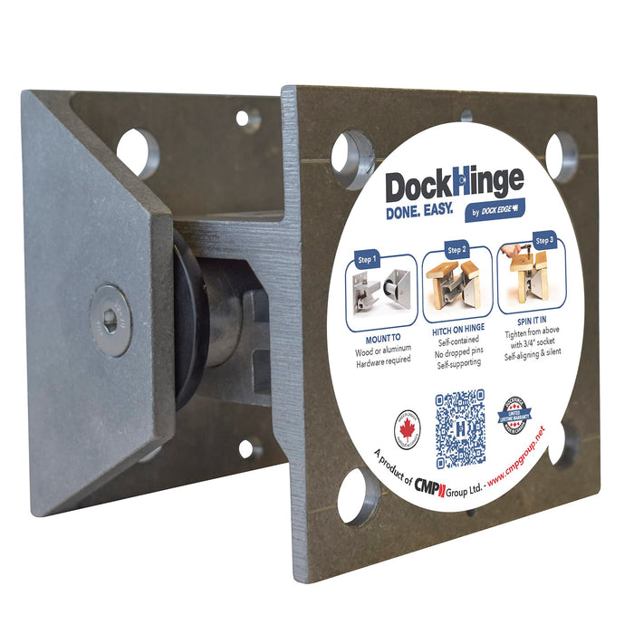 Dock Edge DE85329F Dock Hinge Coupler For 1/2" Carriage Bolts.
