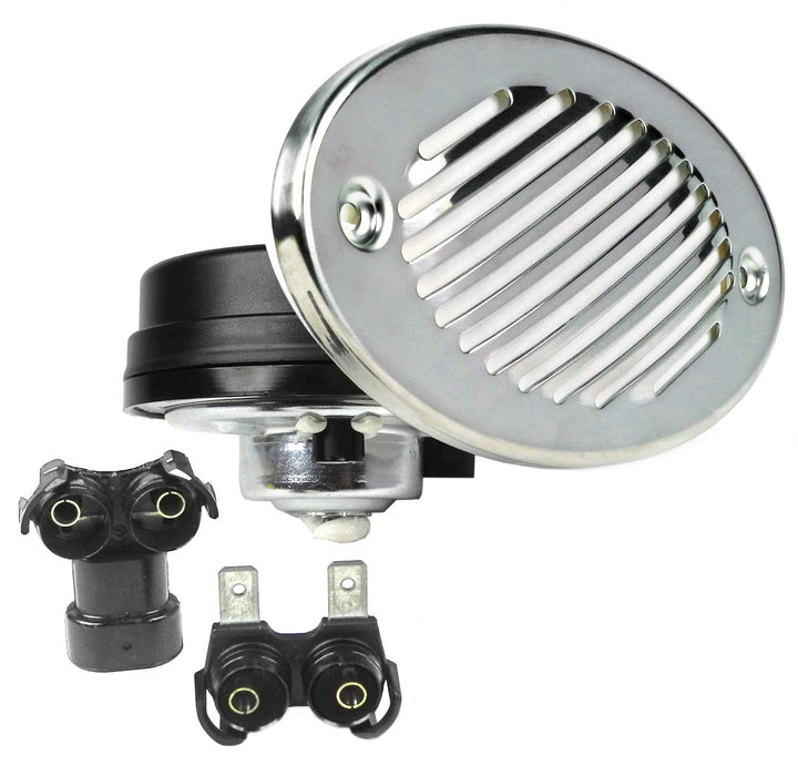 Seachoice 14571 Hidden Boat Horn, ABYC and NMMA Standard, Stainless Steel Cover