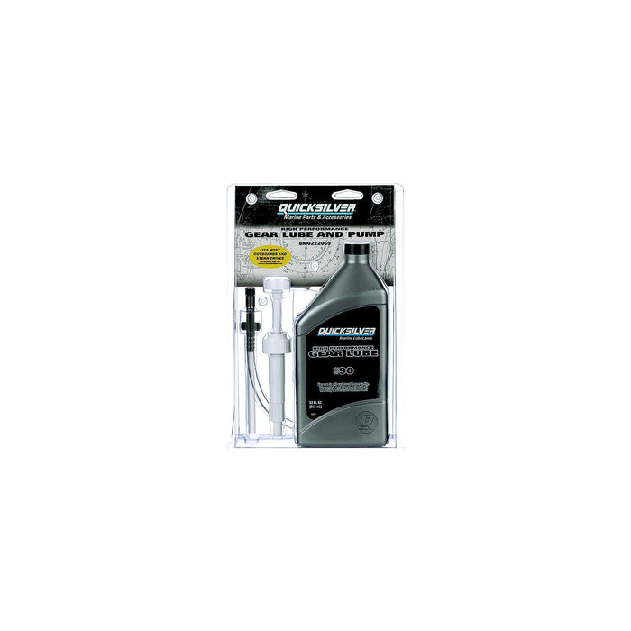 Mercury 92-8M0222069 Quicksilver High Performance SAE-90 Gear Lube and Pump