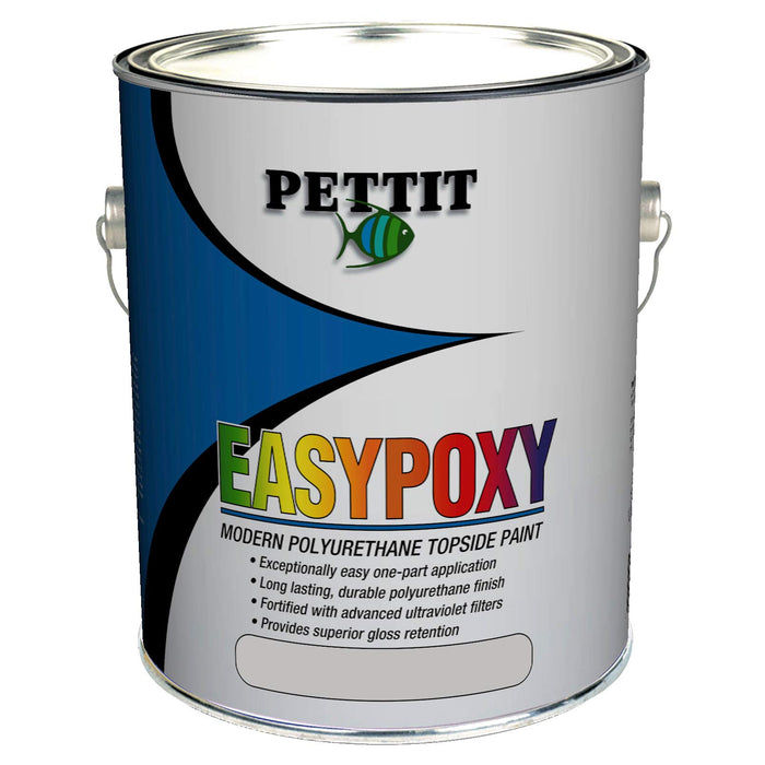 Pettit 1372008 EZ-Poxy Polyurethane Topside Finish, Dark Gray-Qt.