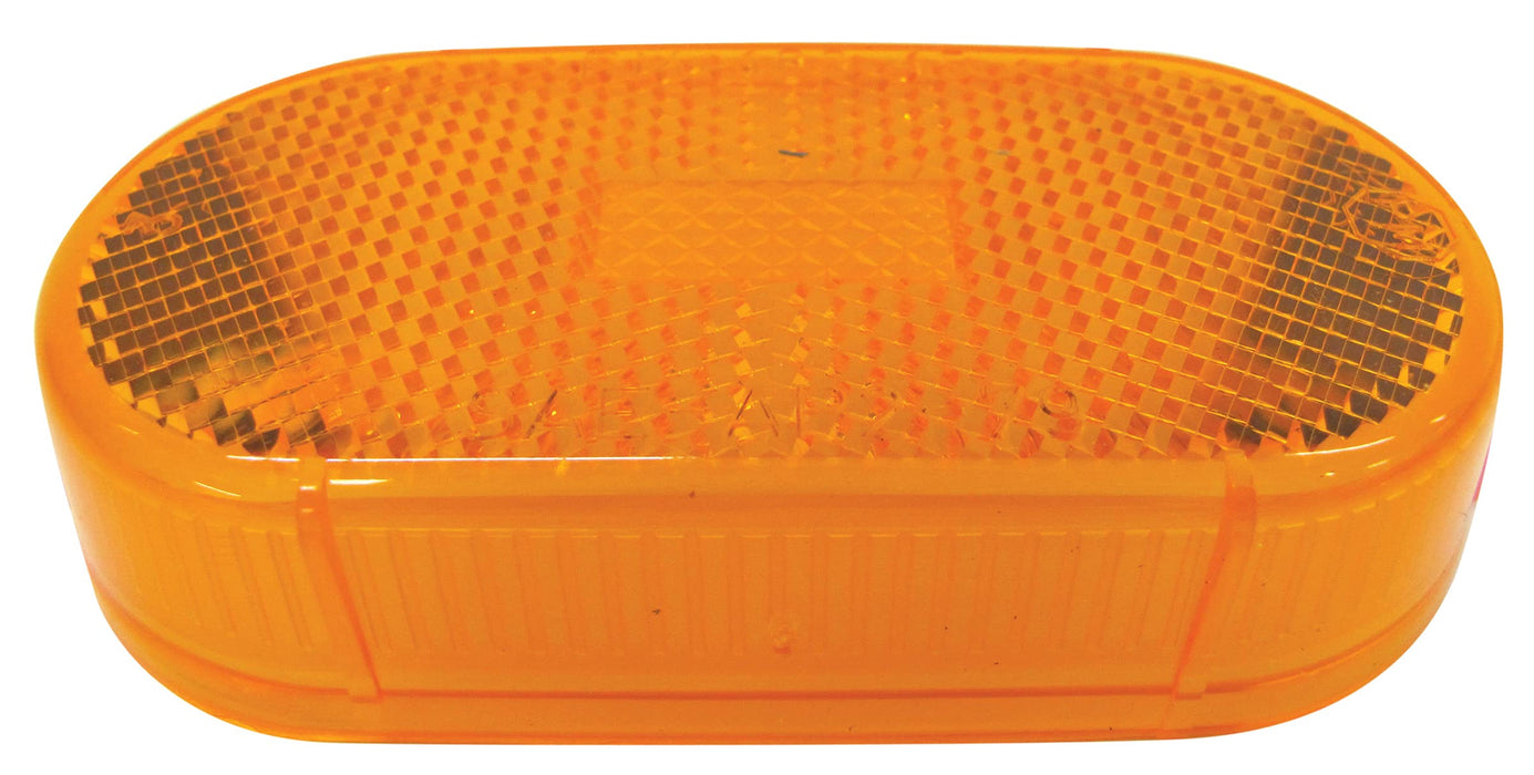 Anderson 108-15A Replacement Oval Combination Clearance/Side Marker Light, Replacement Lens, Amber