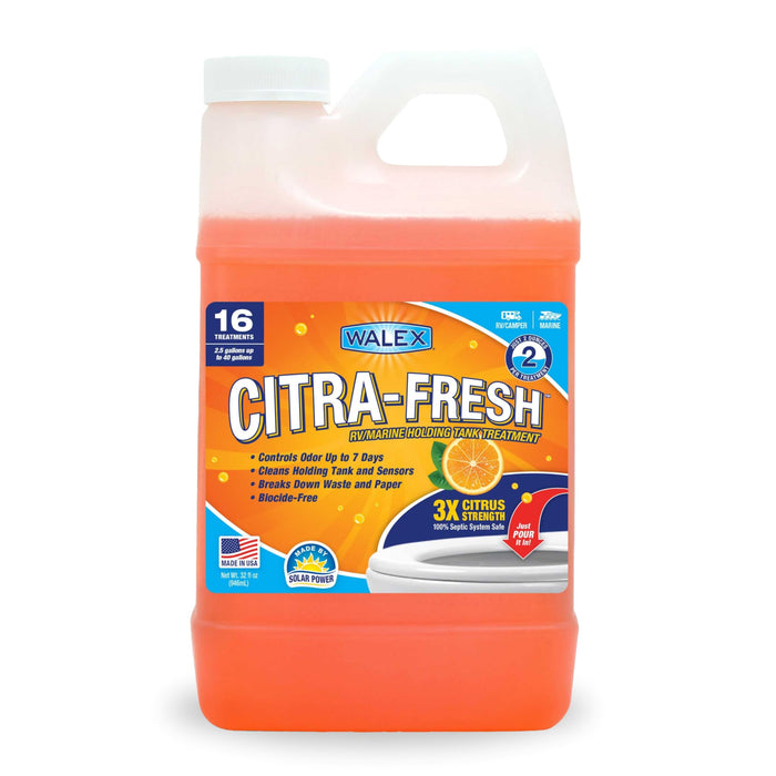 Walex Products CITRAFR32 Walex Fresh Liquid Black Tank Treatment, 32 oz.
