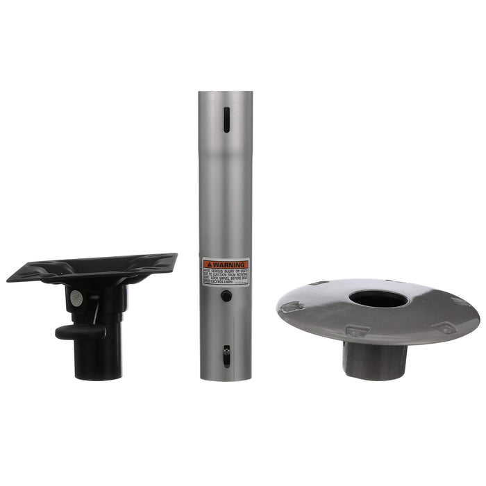 Attwood 23813-7 SwivlEze 238 Pedestal Kit Includes Seat Mount, Post and 9" Base