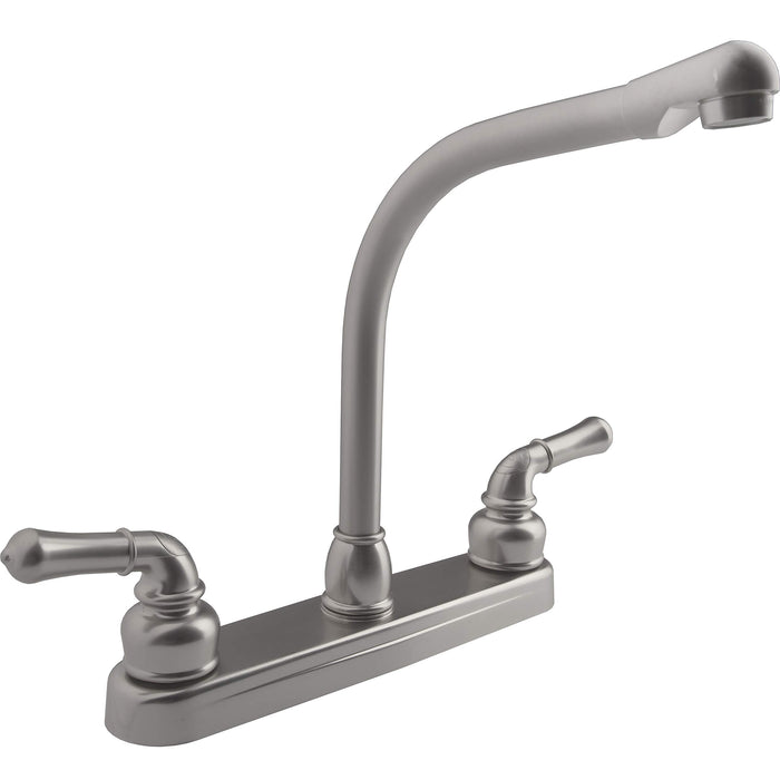 Dura Faucet DF-PK210C-SN Classical Hi-Rise Kitchen Faucet, Satin Nickel