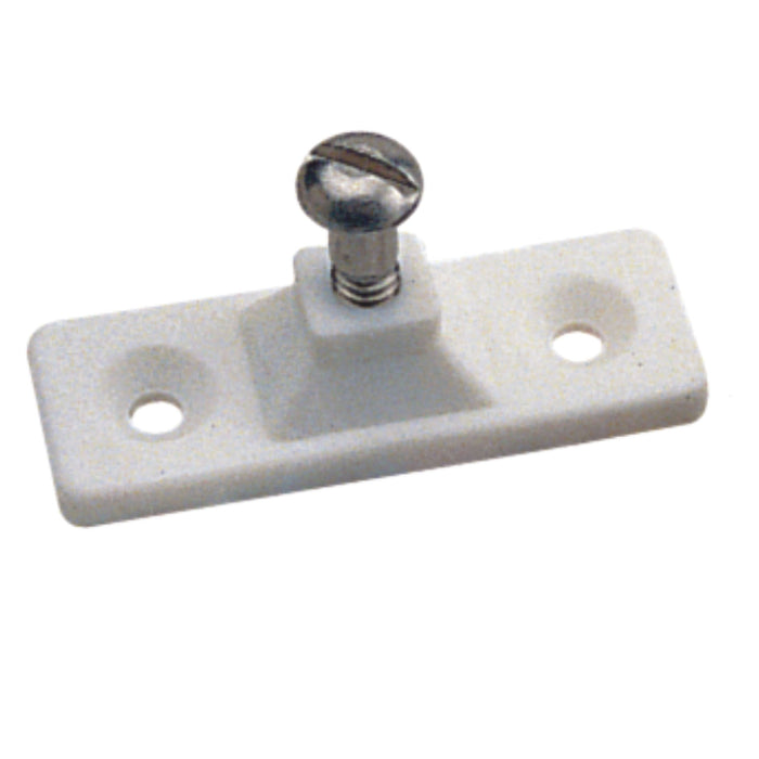 Sea Dog 273251-1 Side Mount Deck Hinge, 2-Hole, White, Pair