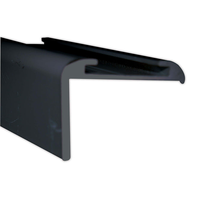 AP Products 021-85202-16 Long Leg Insert Corner Molding, 16' Black