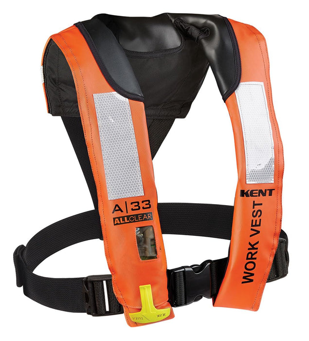 Kent 134402-200-004-21 A-33 All Clear Auto Inflatable Work Vest