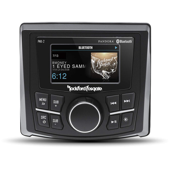 Rockford Fosgate PMX-2 Punch Marine 2.7" Color Media Receiver
