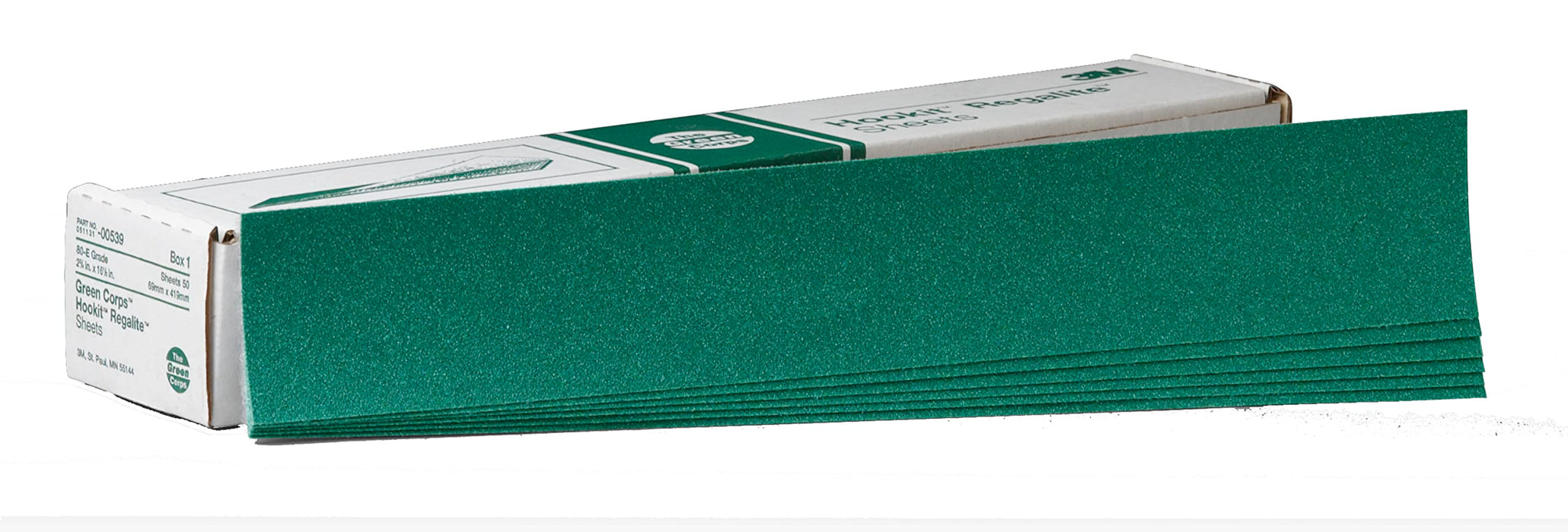3M 539 2 3/4X16 1/2 Green Hookit 80E