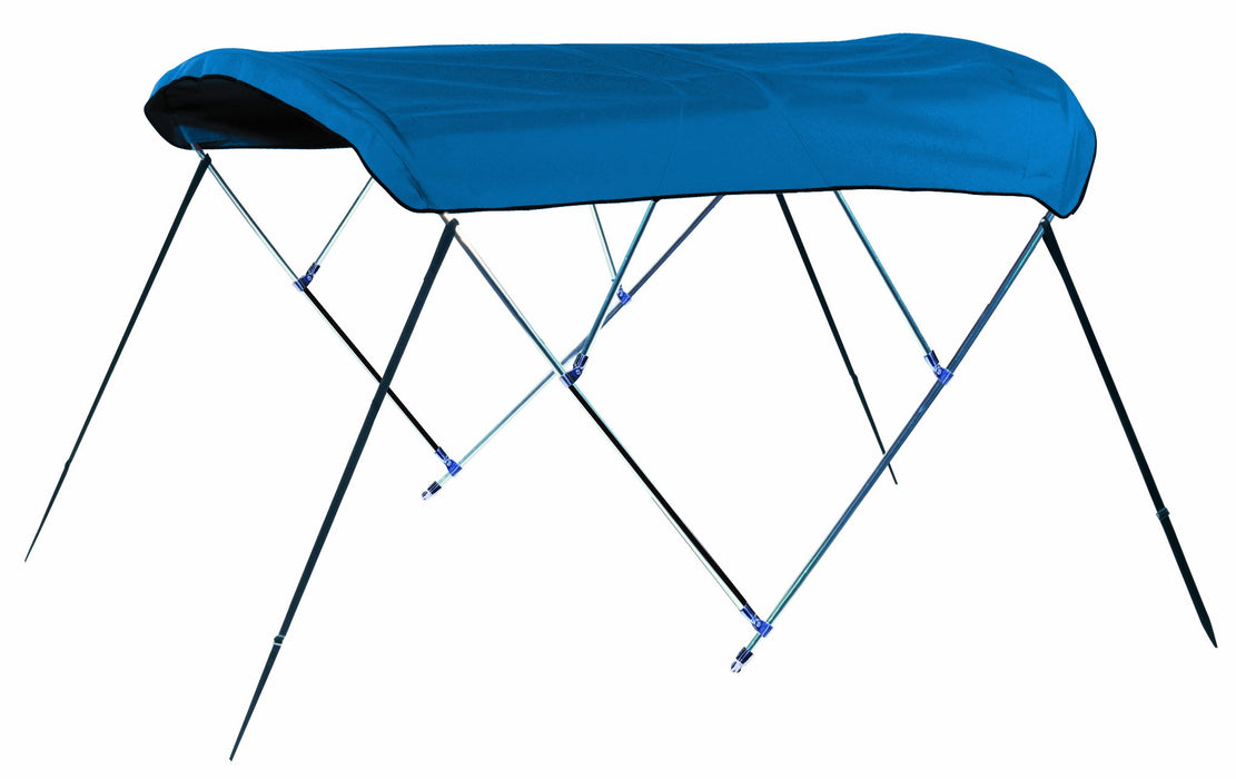 Carver Covers 4A5493TB04 54" High 4 Bow Fully Assembled Bimini Top Pacific Blue